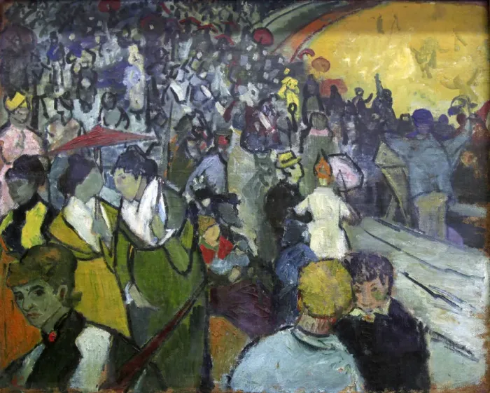 Framed Print : The Arena at Arles, 1888. Artist: Vincent van Gogh Framed Print : The Arena at Arles, 1888. Artist: Vincent van Gogh