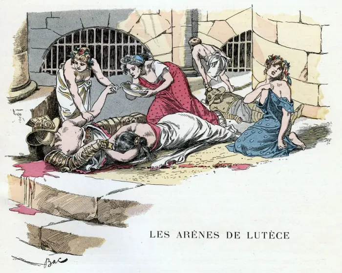 Framed Print : The Arenas of Lutetia, c1870-1950. Artist: Ferdinand Sigismund Bac Framed Print : The Arenas of Lutetia, c1870-1950. Artist: Ferdinand Sigismund Bac
