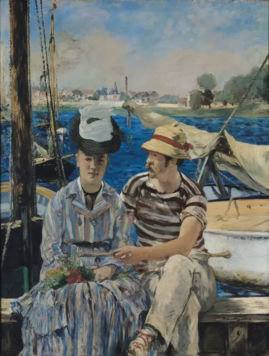 Framed Print : Argenteuil. Artist: Manet, Edouard (1832-1883) Framed Print : Argenteuil. Artist: Manet, Edouard (1832-1883)