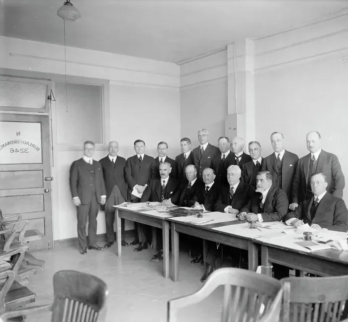 Framed Print : Argentine Conference Committee, 1920. Creator: Harris & Ewing. Argentine Conference Committee, 1920. Creator: Harris & Ewing Framed Print : Argentine Conference Committee, 1920. Creator: Harris & Ewing. Argentine Conference Committee, 1920. Creator: Harris & Ewing