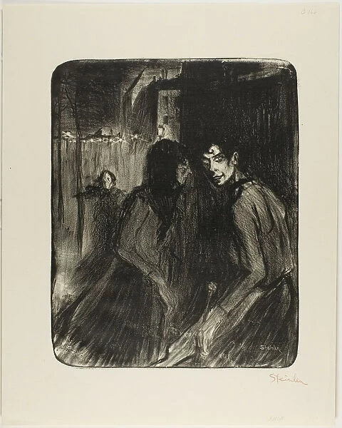 Arguing Prostitutes, 1895. Creator: Theophile Alexandre Steinlen