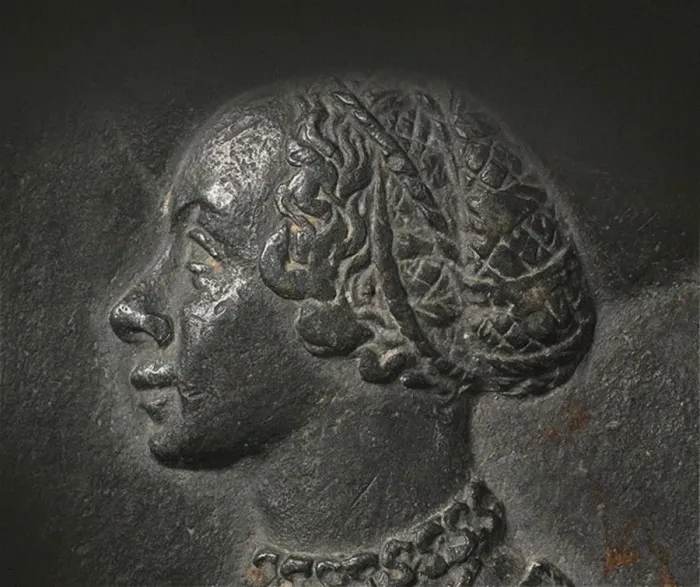 Framed Print : Argula von Grumbach, nee von Stauff (c. 1492-c. 1554). Portrait medal (Detail), c Framed Print : Argula von Grumbach, nee von Stauff (c. 1492-c. 1554). Portrait medal (Detail), c