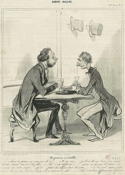Argument irrésistible, 19th century. Creator: Honore Daumier