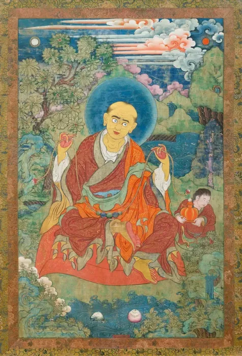 Framed Print : The Arhat Kanakavatsa, 18th century Framed Print : The Arhat Kanakavatsa, 18th century