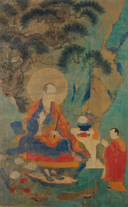 Framed Print : The Arhat Vajraputra, 15th century. Creator: Unknown Framed Print : The Arhat Vajraputra, 15th century. Creator: Unknown