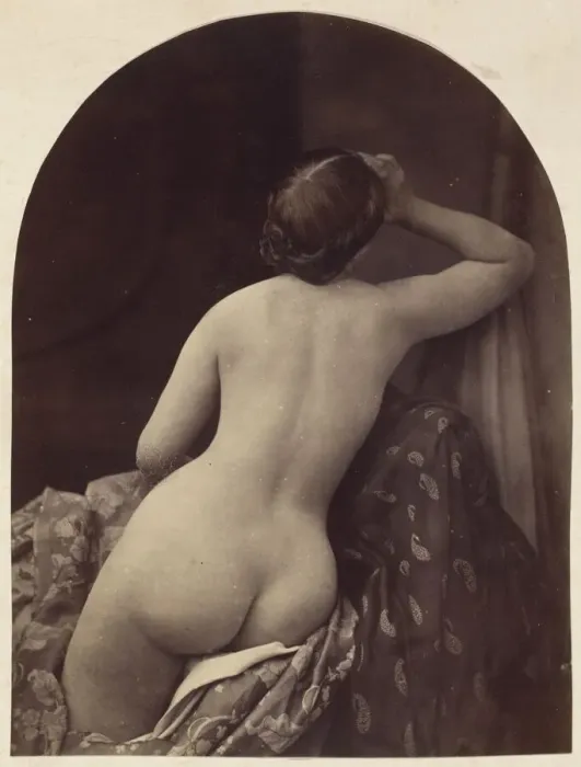 Framed Print : Ariadne, 1857. Creator: Oscar Gustav Rejlander Framed Print : Ariadne, 1857. Creator: Oscar Gustav Rejlander