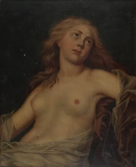 Framed Print : Ariadne, copy after Adolf Ulrik Wertmüller. Creator: Berndt Godenhjelm Framed Print : Ariadne, copy after Adolf Ulrik Wertmüller. Creator: Berndt Godenhjelm