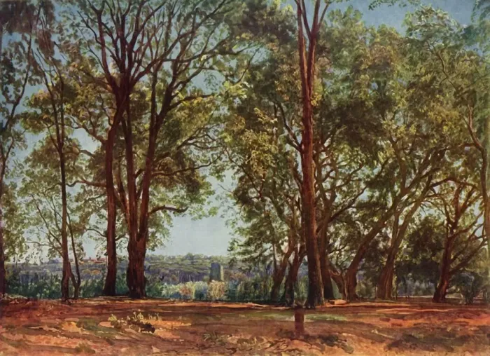 Framed Print : In the Aricci Park, 1830s, (1965). Creator: Aleksandr Ivanov Framed Print : In the Aricci Park, 1830s, (1965). Creator: Aleksandr Ivanov