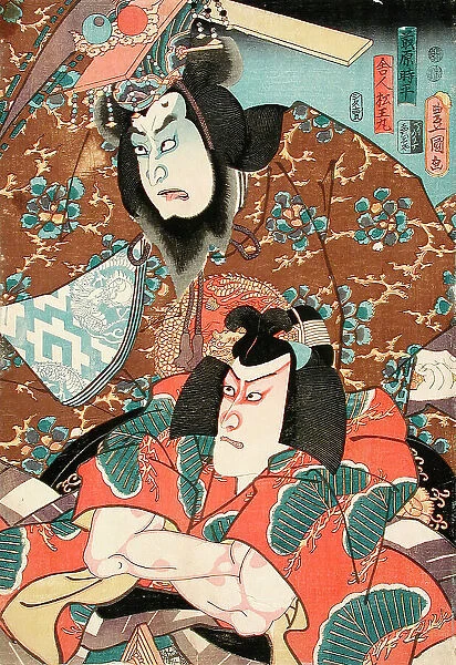 Ariharano Tokihira and Matsuo Maru, 19th century. Creator: Utagawa Kunisada