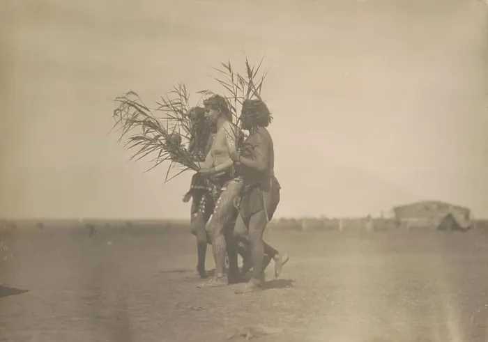 Framed Print : Arikara Medicine Ceremony-The Ducks, c1908. Creator: Edward Sheriff Curtis Framed Print : Arikara Medicine Ceremony-The Ducks, c1908. Creator: Edward Sheriff Curtis