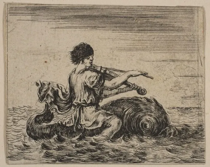Framed Print : Arion, from Game of Mythology (Jeu de la Mythologie), 1644 Framed Print : Arion, from Game of Mythology (Jeu de la Mythologie), 1644