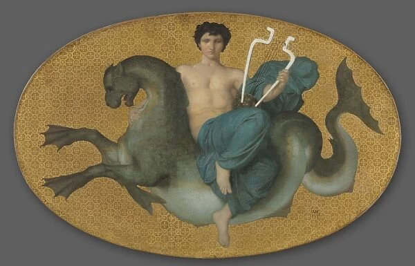 Arion on a Sea Horse, 1855. Creator: William Adolphe Bouguereau (French, 1825-1905)