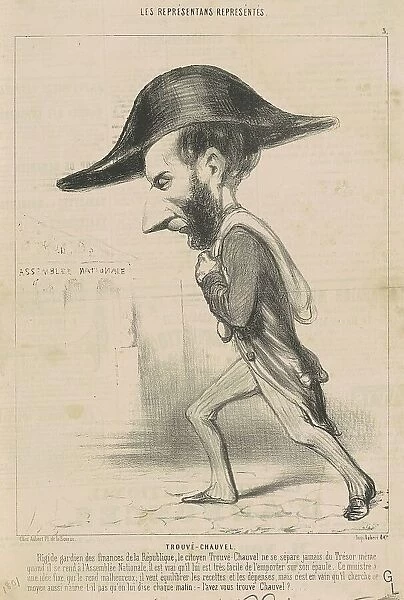 Ariste Jacques Trouvé-Chauvel, 19th century. Creator: Honore Daumier