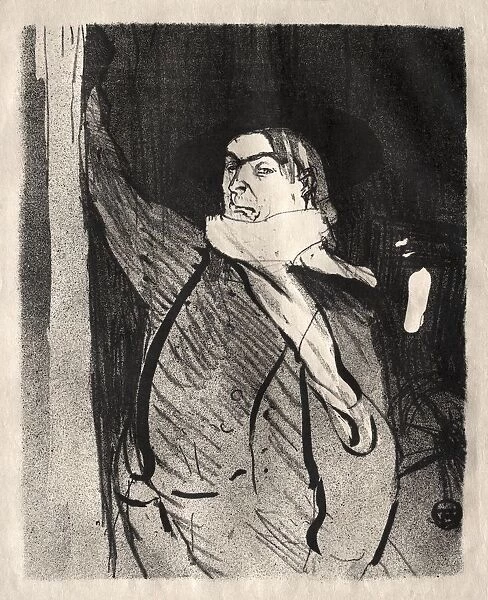 Aristide Bruant, 1893. Creator: Henri de Toulouse-Lautrec (French, 1864-1901)