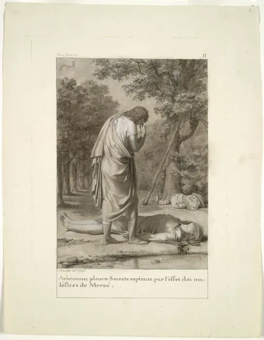 Framed Print : Aristomenes Mourning the Death of Socrates from the Bewitchment of Meroë Framed Print : Aristomenes Mourning the Death of Socrates from the Bewitchment of Meroë