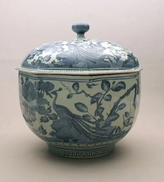 Arita-Ware Covered Jar, 17th / 18th century. Creator: Unknown