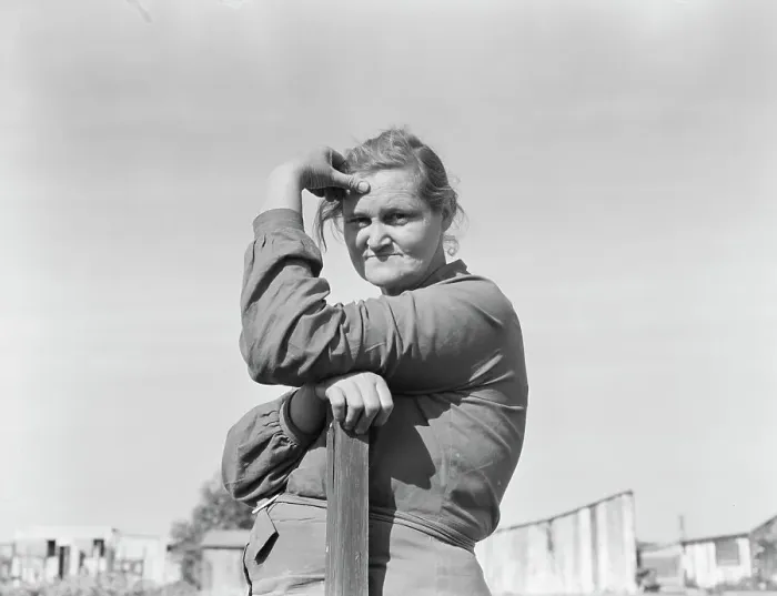 Framed Print : Arkansas mother, now a rural rehabilitation client, Tulare County, California, 1938. Creator: Dorothea Lange Framed Print : Arkansas mother, now a rural rehabilitation client, Tulare County, California, 1938. Creator: Dorothea Lange
