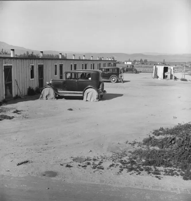 Framed Print : Arkansawyers auto camp, Greenfield, Salinas Valley, California, 1939. Creator: Dorothea Lange Framed Print : Arkansawyers auto camp, Greenfield, Salinas Valley, California, 1939. Creator: Dorothea Lange