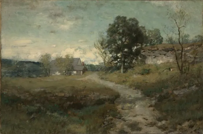 Framed Print : Arkville Landscape, 1880s. Creator: Alexander H. Wyant (American, 1836-1892) Framed Print : Arkville Landscape, 1880s. Creator: Alexander H. Wyant (American, 1836-1892)