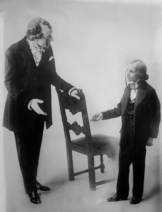 Framed Print : Arliss & Geo. Tobin as Disraeli, 1912. Creator: Bain News Service Framed Print : Arliss & Geo. Tobin as Disraeli, 1912. Creator: Bain News Service