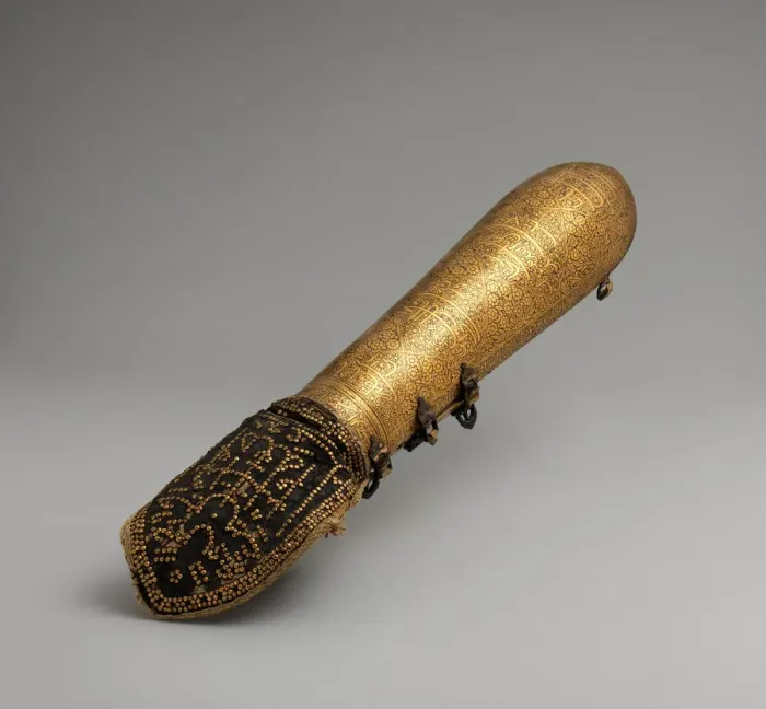 Framed Print : Arm Guard (Dastana), Indian, 18th century. Creator: Unknown Framed Print : Arm Guard (Dastana), Indian, 18th century. Creator: Unknown