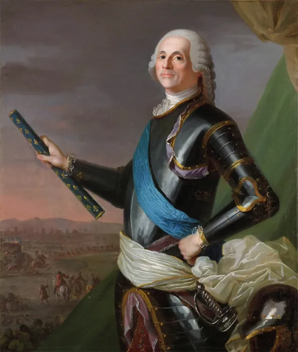 Framed Print : Armand de Vignerot du Plessis (1696-1788), Duke of Richelieu, Marshal of France. Creator: Anonymous Framed Print : Armand de Vignerot du Plessis (1696-1788), Duke of Richelieu, Marshal of France. Creator: Anonymous