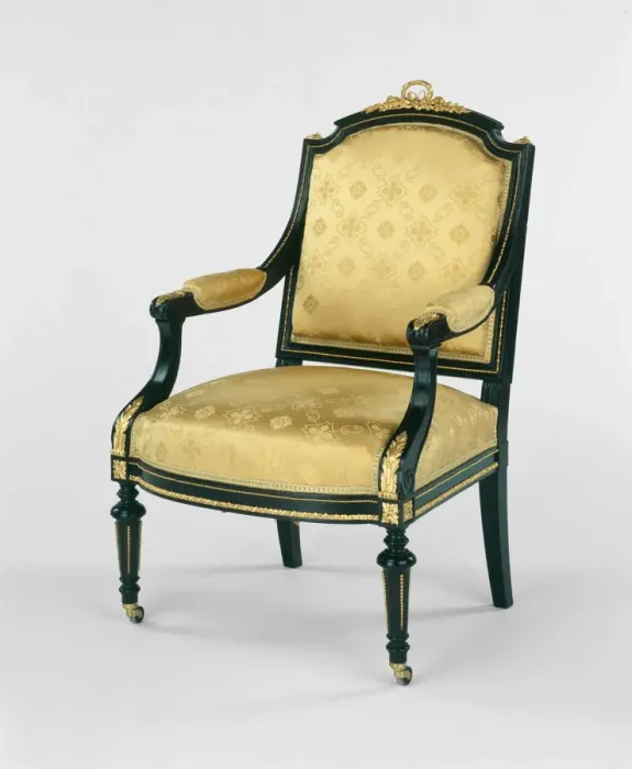 Framed Print : Armchair, 1856 / 65. Creator: Leon Marcotte Framed Print : Armchair, 1856 / 65. Creator: Leon Marcotte