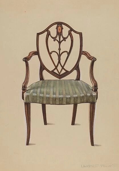 Armchair, c. 1936. Creator: Lawrence Phillips