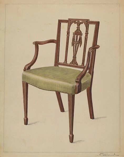 Armchair, c. 1936. Creator: Nicholas Gorid