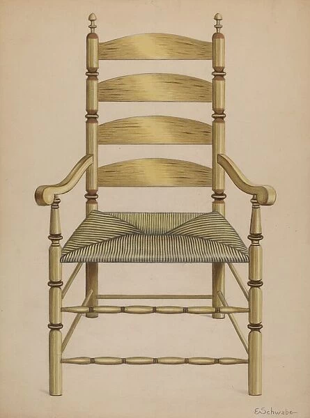 Armchair, c. 1937. Creator: Erwin Schwabe