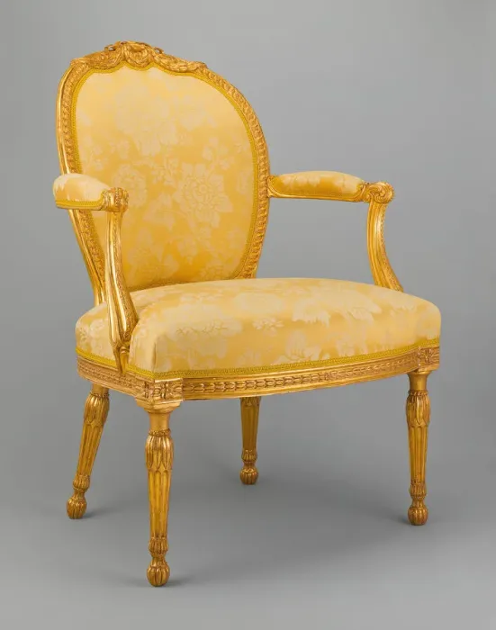 Framed Print : Armchair, England, 1770 / 75. Creator: Thomas Chippendale Framed Print : Armchair, England, 1770 / 75. Creator: Thomas Chippendale