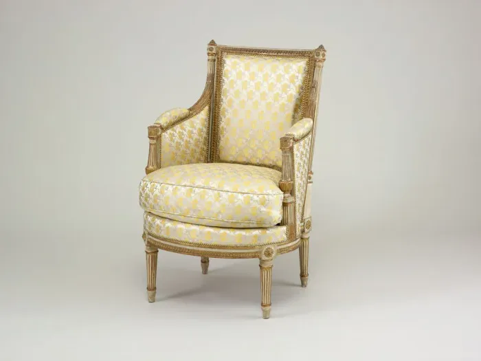 Framed Print : Armchair (one of a pair), Paris, 1780 / 85. Creator: Jean Avisse Framed Print : Armchair (one of a pair), Paris, 1780 / 85. Creator: Jean Avisse