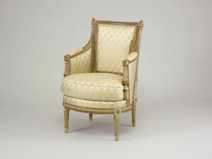 Framed Print : Armchair (one of a pair), Paris, 1780 / 85. Creator: Jean Avisse Framed Print : Armchair (one of a pair), Paris, 1780 / 85. Creator: Jean Avisse