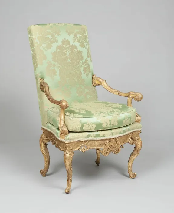 Framed Print : Armchair, Venice, c. 1745. Creator: Unknown Framed Print : Armchair, Venice, c. 1745. Creator: Unknown