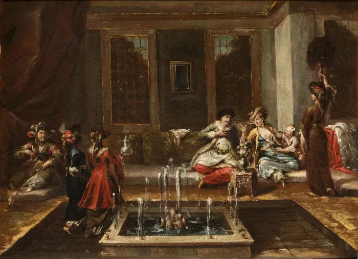 Framed Print : Armenian interior or Orient Scene