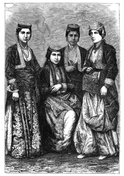 Framed Print : Armenian ladies, c1890 Framed Print : Armenian ladies, c1890