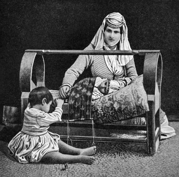 Framed Print : An Armenian mother and her children, 1922. Artist: W Llewellyn Williams Framed Print : An Armenian mother and her children, 1922. Artist: W Llewellyn Williams