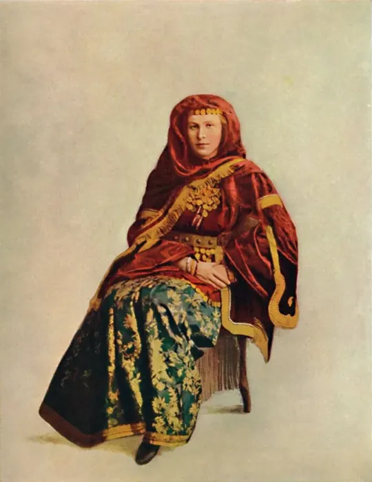 Framed Print : An Armenian woman of the Caucasus, 1912