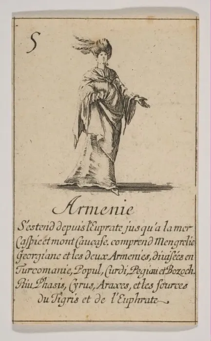 Framed Print : Armenie, 1644. Creator: Stefano della Bella Framed Print : Armenie, 1644. Creator: Stefano della Bella