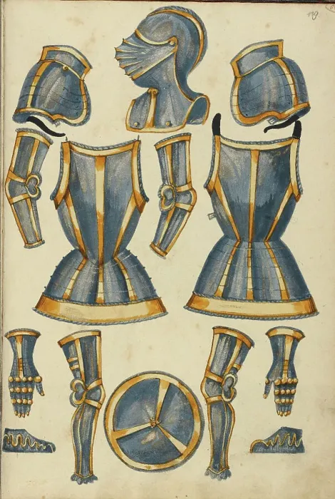 Framed Print : Armor, about 1560-1570. Creator: Unknown Framed Print : Armor, about 1560-1570. Creator: Unknown