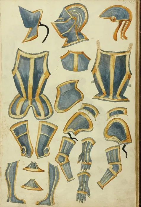 Framed Print : Armor, about 1560-1570. Creator: Unknown Framed Print : Armor, about 1560-1570. Creator: Unknown