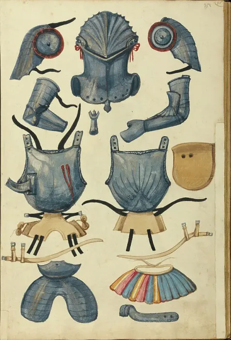 Framed Print : Armor, about 1560-1570. Creator: Unknown Framed Print : Armor, about 1560-1570. Creator: Unknown