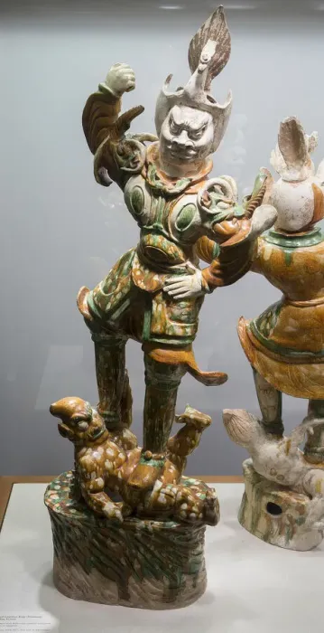Framed Print : Armored Guardian King (Tianwang) Trampling Demon, Tang dynasty, first half of 8th century Framed Print : Armored Guardian King (Tianwang) Trampling Demon, Tang dynasty, first half of 8th century