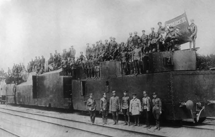 Framed Print : Armored Train No 12, 1919 Framed Print : Armored Train No 12, 1919