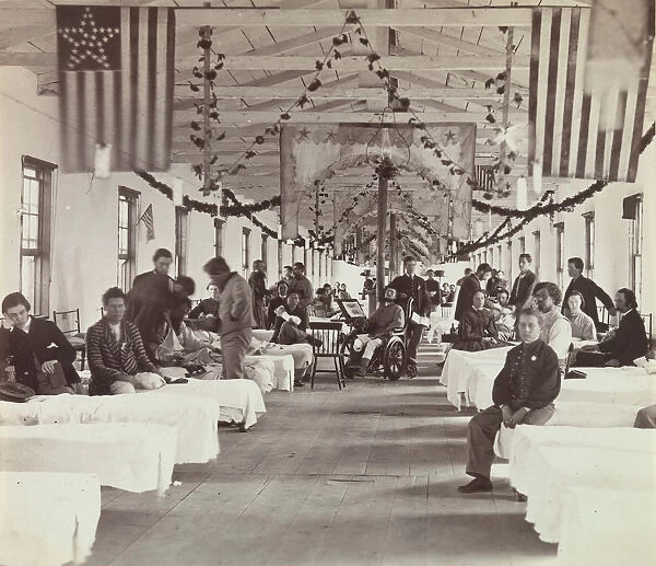 Armory Square Hospital, Washington, 1863-65. Creator: Unknown