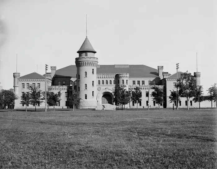 Framed Print : The Armory, University of Minnesota, c1905. Creator: Unknown Framed Print : The Armory, University of Minnesota, c1905. Creator: Unknown