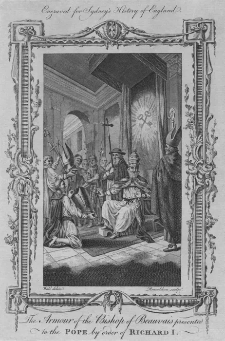 Framed Print : The Armour of the Bishop of Beauvais presented to the Pope by order of Richard I, 1773 Framed Print : The Armour of the Bishop of Beauvais presented to the Pope by order of Richard I, 1773