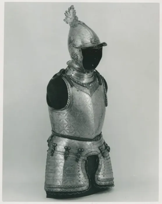 Framed Print : Armour of Giovanni Battista Bourbon del Monte (1541-1614), Italian, possibly Brescia, ca Framed Print : Armour of Giovanni Battista Bourbon del Monte (1541-1614), Italian, possibly Brescia, ca