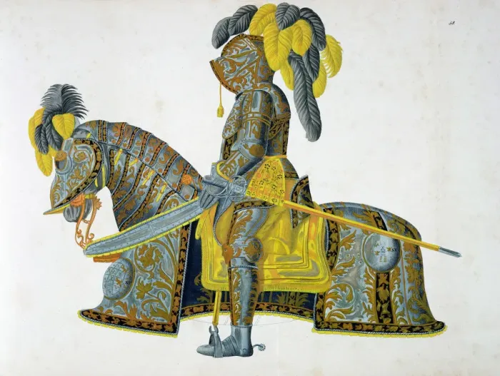 Framed Print : Armour worn by the Elector Christian I, 1842. Artist: Friedrich Martin von Reibisch Framed Print : Armour worn by the Elector Christian I, 1842. Artist: Friedrich Martin von Reibisch