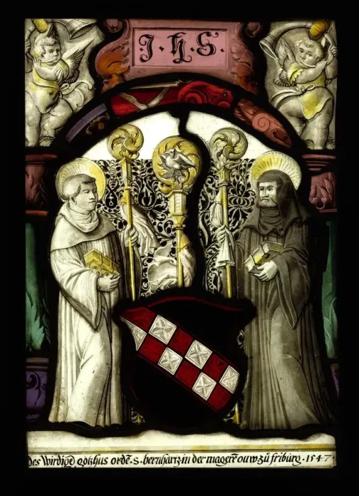 Framed Print : Arms of the Cistercian Order, 1547. Creator: Unknown Framed Print : Arms of the Cistercian Order, 1547. Creator: Unknown